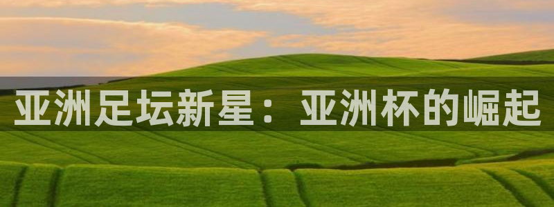 亚洲足坛新星：亚洲杯的崛起
